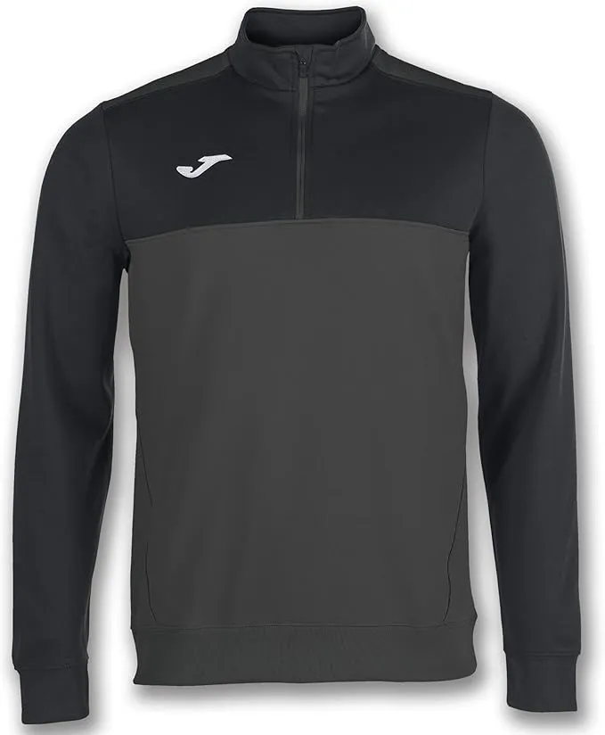 Joma Winner Sudadera, Hombre, Antrac.-Negro, L