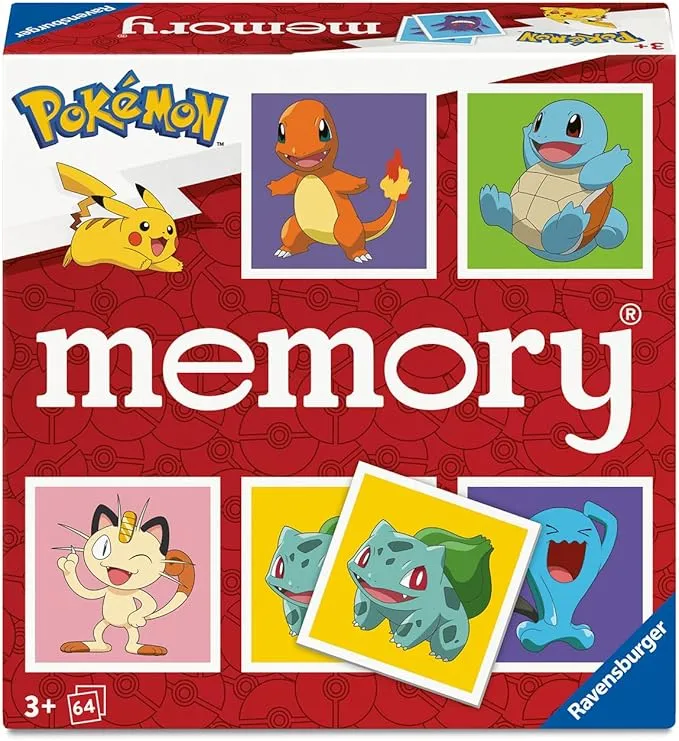 Ravensburger - Memory® Pokemon, Juego de Memoria para niños