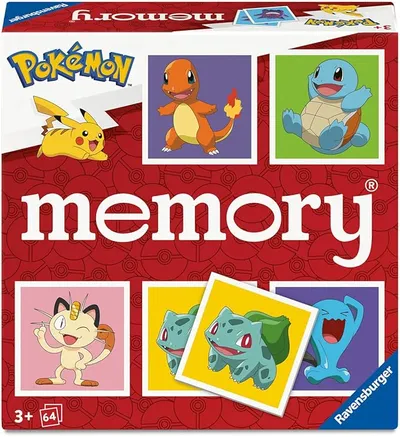 Ravensburger - Memory® Pokemon, Juego de Memoria para niños