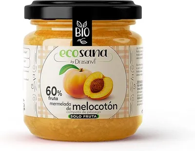 Ecosana Mermelada Extra Melocotón Sin Azúcar Certificado Bio