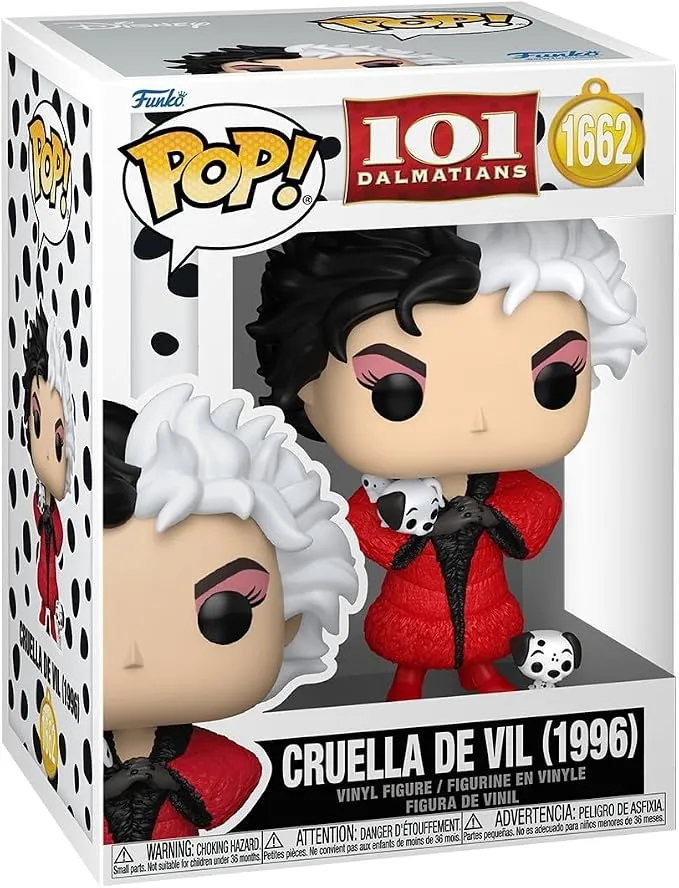 Funko Pop! Disney 101 Dálmatas 1996 - Cruella De Vil