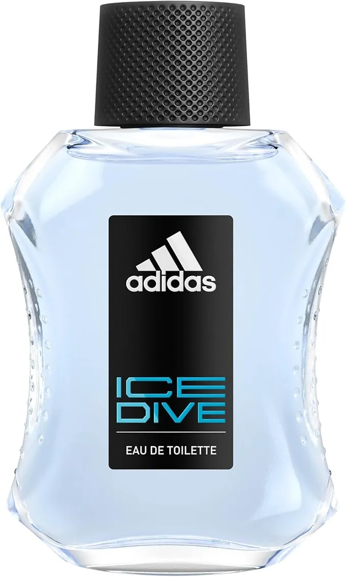 Adidas Eau De Toilette Ice Dive 100ml - Fragancia Refrescante para Hombre