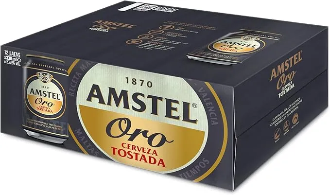Amstel Oro Cerveza Tostada Pack Lata
