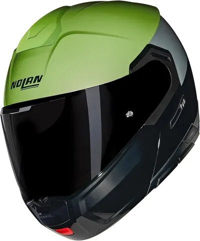 Nolan N90-3 Casco, Unisex, Pulse Green/Black, Large