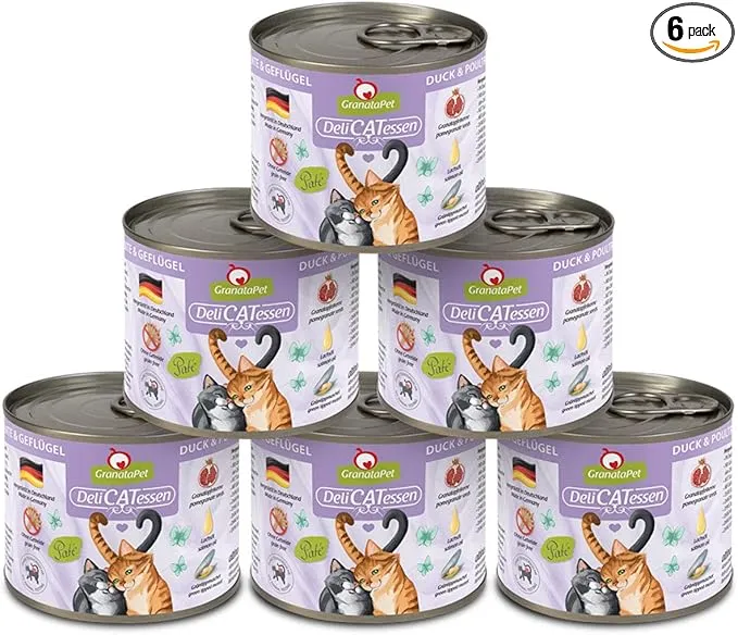 GranataPet Delicatessen 6 x 200 g de Comida húmeda para Gatos