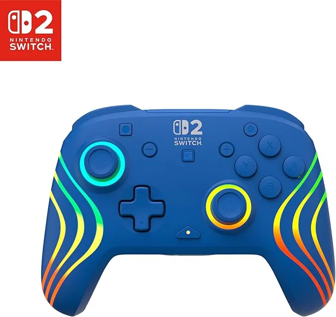 Turtle Beach Afterglow Azul Mando de juego RGB inalámbrico para Nintendo Switch