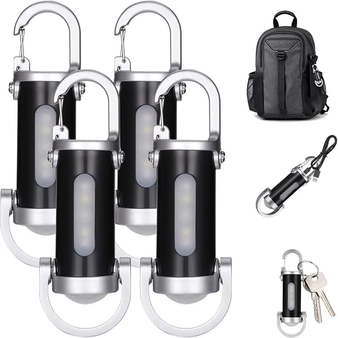 Pack 4 Linternas LED Recargables Kssvzz Potentes e Impermeables