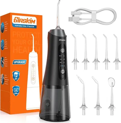 Irrigador Bucal Inalámbrico Profesional 4 Modos con 8 Boquillas