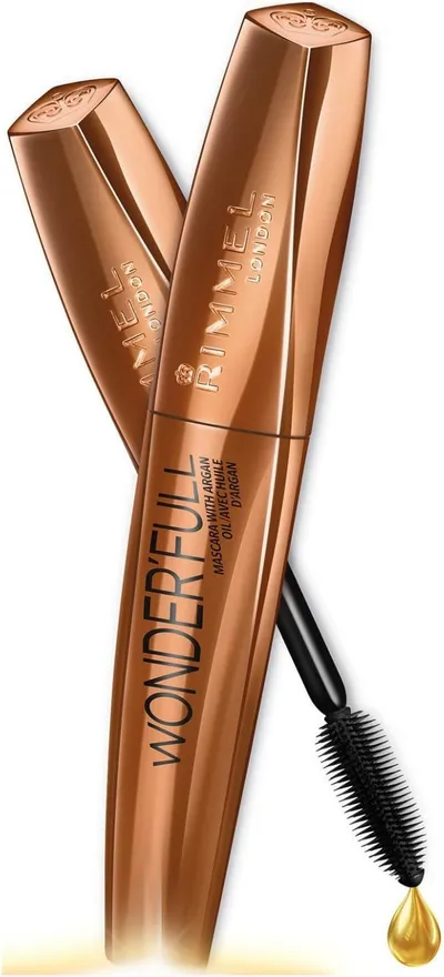 Rimmel London Wonderfull Argan Oil Máscara de Pestañas Tono Black