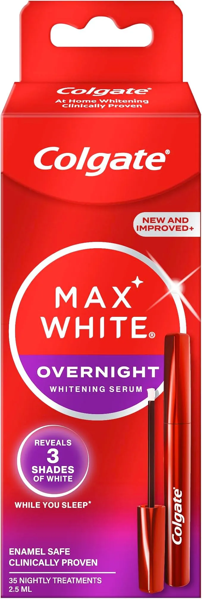 Colgate Max White Pincel Blanqueador Dental Nocturno Sérum 2.5ml