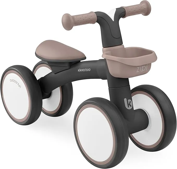 Kikka Boo Bicicleta Sin Pedales ZIPI para Bebés (1-3 Años) con Canasta