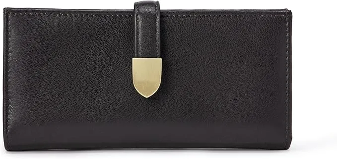 Amazon Essentials Cartera de Mano de Piel Mujeres, Marrón Oscuro, Talla única