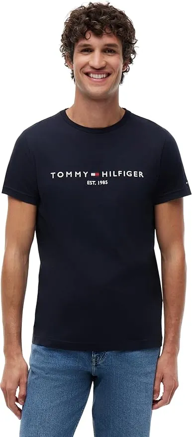 Tommy Hilfiger Camiseta de Manga Corta Core Tommy Logo