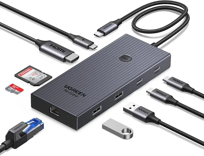 UGREEN Revodok Pro 1091 Hub USB-C 9 en 1