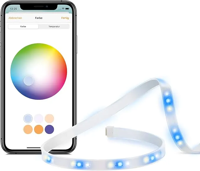 Tira de Luz LED Inteligente EVE Light Strip, Espectro Completo y Color, 1800 Lúmenes