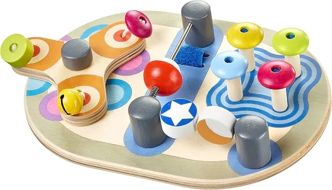 Selecta Spinntivity - Tabla de Motricidad de Madera para Niños