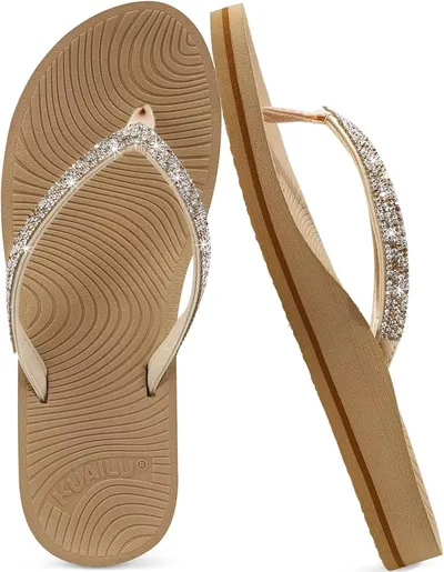 CHANCLAS MUJERES KUAILU RHINESTONE