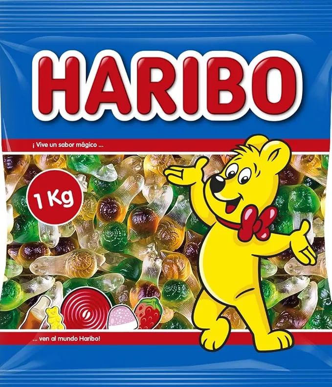 HARIBO Caracoles, Bolsa Grande de 1 Kg