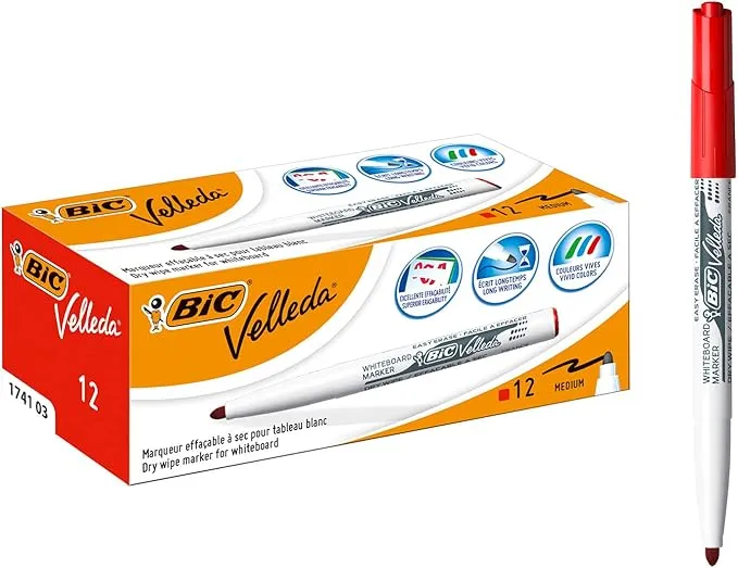 BIC VELLEDA 12 PACK