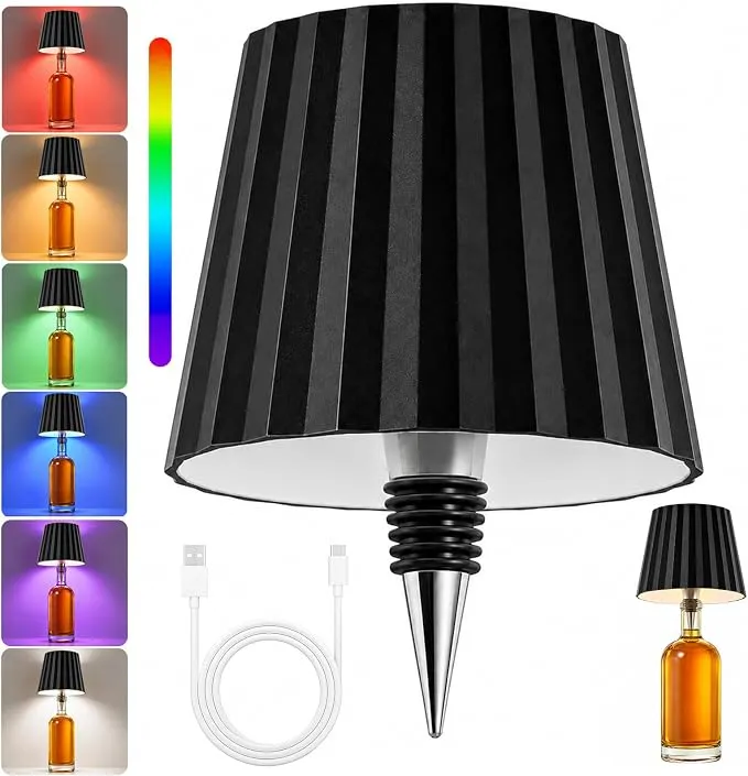 Lámpara RGB AKOFIC para Botellas de Cristal