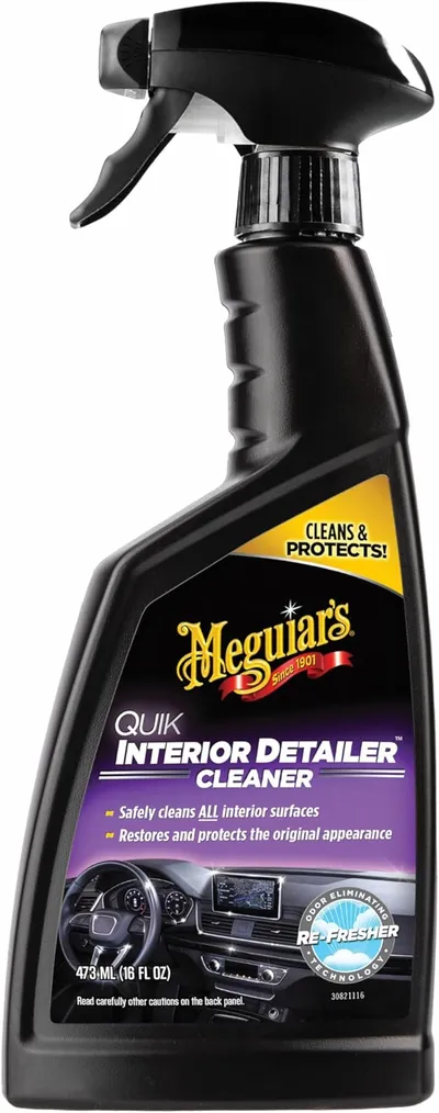 Meguiar's G13616EU Quik Interior Detailer - Producto de limpieza de interiores (473 ml)