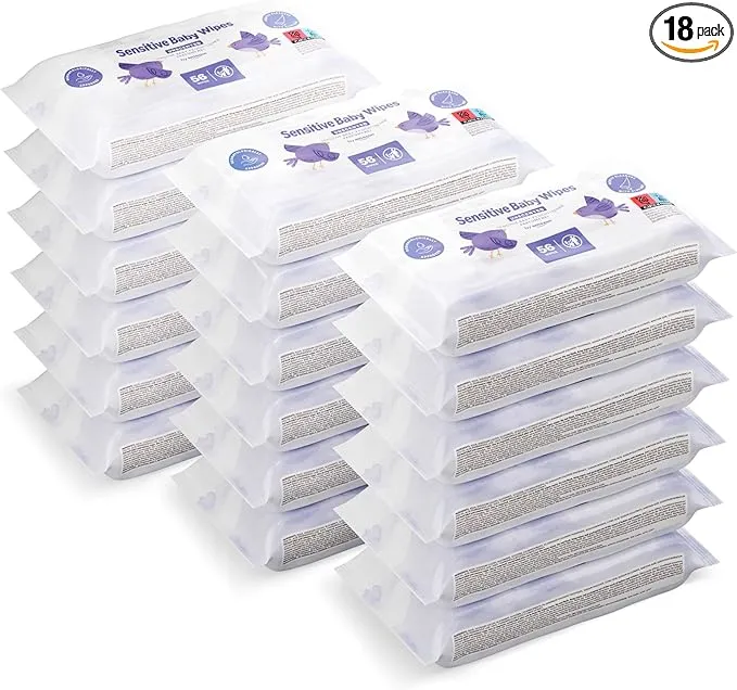 Pack Gigante Toallitas Bebé Amazon con Aloe Vera y Manzanilla (1008 unidades)