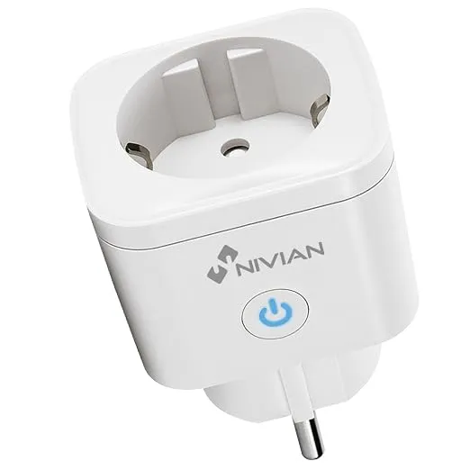 Enchufe Inteligente Nivian WiFi con Control de Consumo