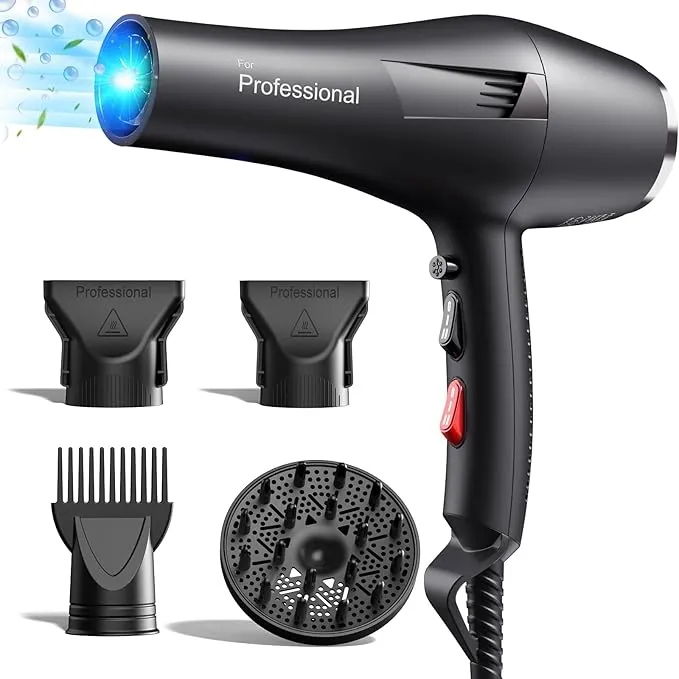 Secador Pelo Profesional Iónico Hair Dryer