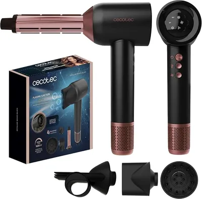 Cecotec Secador Plasma DryGlam Waves Black: Potencia y Tecnología Inteligente a Precio Rebajado