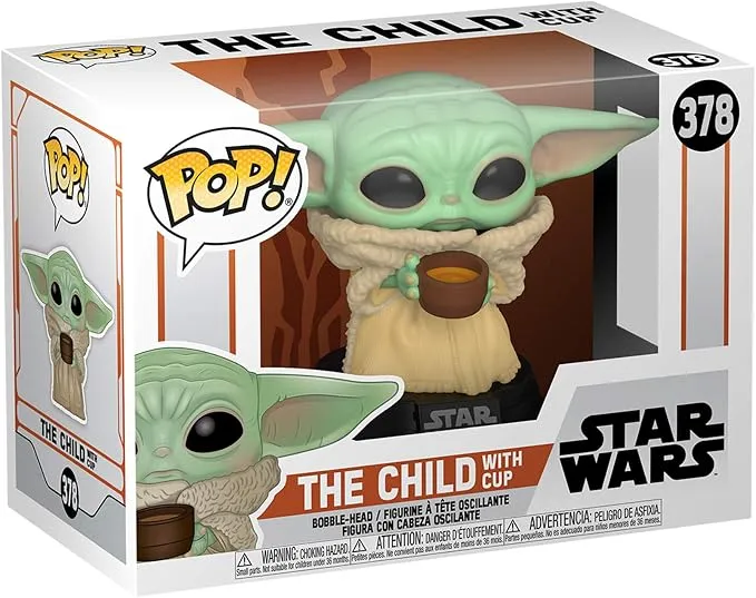 Funko Pop Star Wars: The Mandalorian - Grogu Baby Yoda con Taza