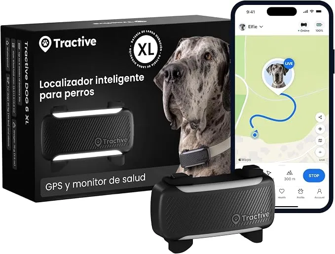 Tractive GPS para Perros Inteligente Edición 2026 - Localizador GPS y Salud