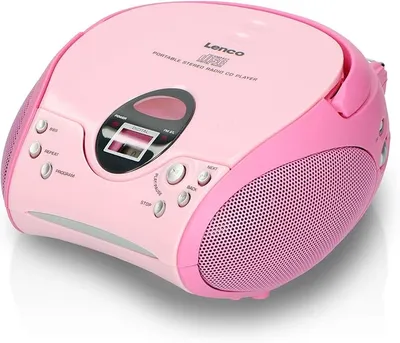 Lenco SCD-24 - Radio FM estéreo con reproductor de CD