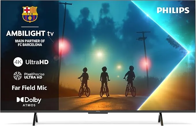 Televisor LED 4K Philips Ambilight 43PUS8200 con Titan OS
