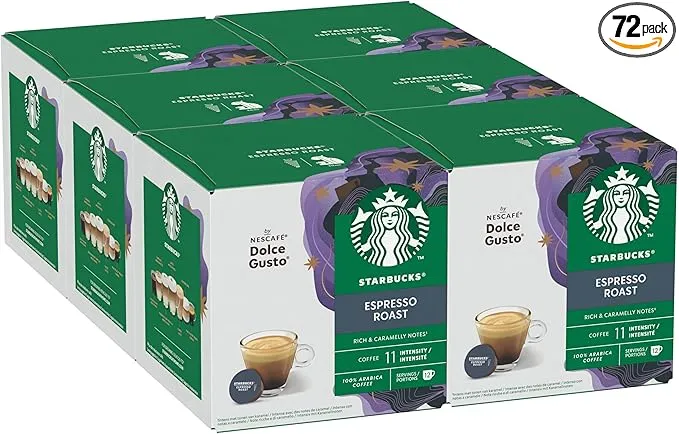 STARBUCKS - 72 cápsulas de café de tueste intenso