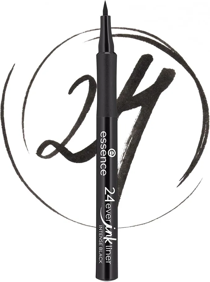 Essence 24ever Ink Liner - Delineador Waterproof Negro Intenso