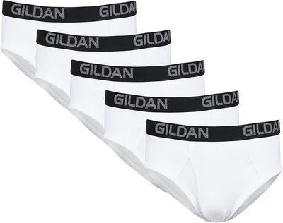 Gildan Calzoncillos elásticos de algodón para Hombre 6 unidades talla M
