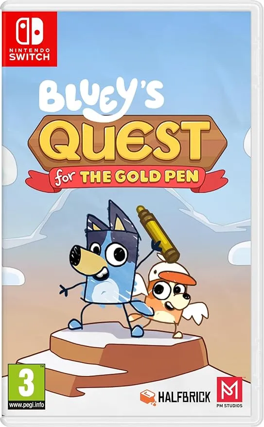 Bluey's Quests for the Gold Pen