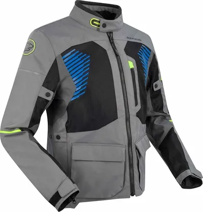 BERING Bakundu - Chaqueta de moto de tela con protección