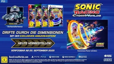 Sonic Racing: CrossWorlds Edición Exclusiva Amazon PS5