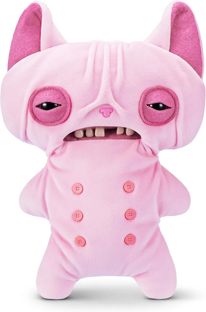Fuggler Alley Cats Peluche 9" Wrinkle McStinkles de ZURU - Monstruo Feo Coleccionable