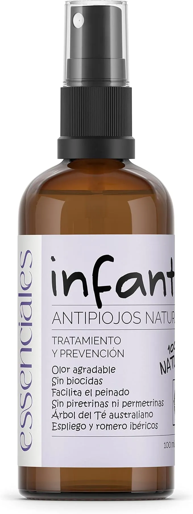 Essenciales Antipiojos Natural 100ml con Árbol de Té Australiano