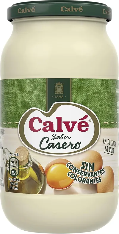 Mayonesa casera Calvé frasco 430 ml