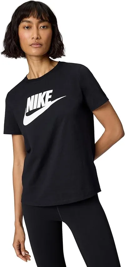 Nike DX7906-010 W NSW tee ESSNTL ICN FTRA T-Shirt Mujer