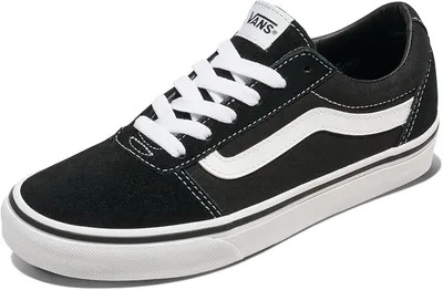 Vans Ward, Zapatillas Mujer, Black and White, 38 EU