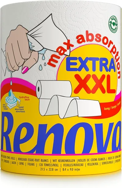 Renova - Maxiabsorption, Rollos de cocina XXL, Triple