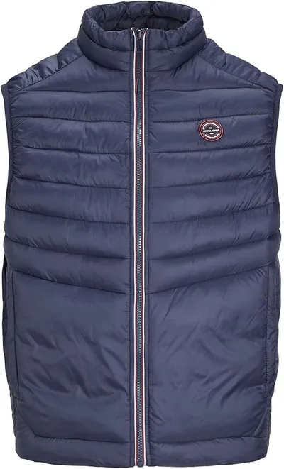 JACK & JONES Puffer Gilet Navy Blazer L