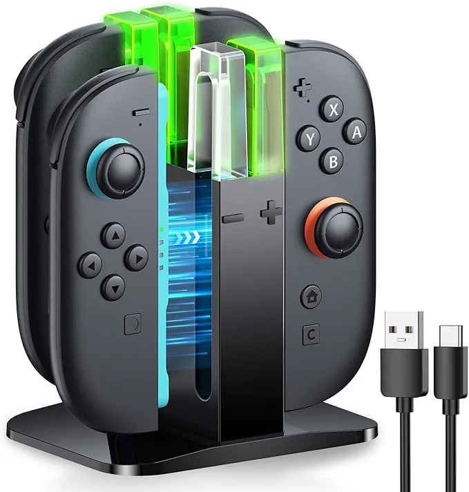 FYOUNG Soporte de Cargador de Controlador para Nintendo Switch 2 (2025)
