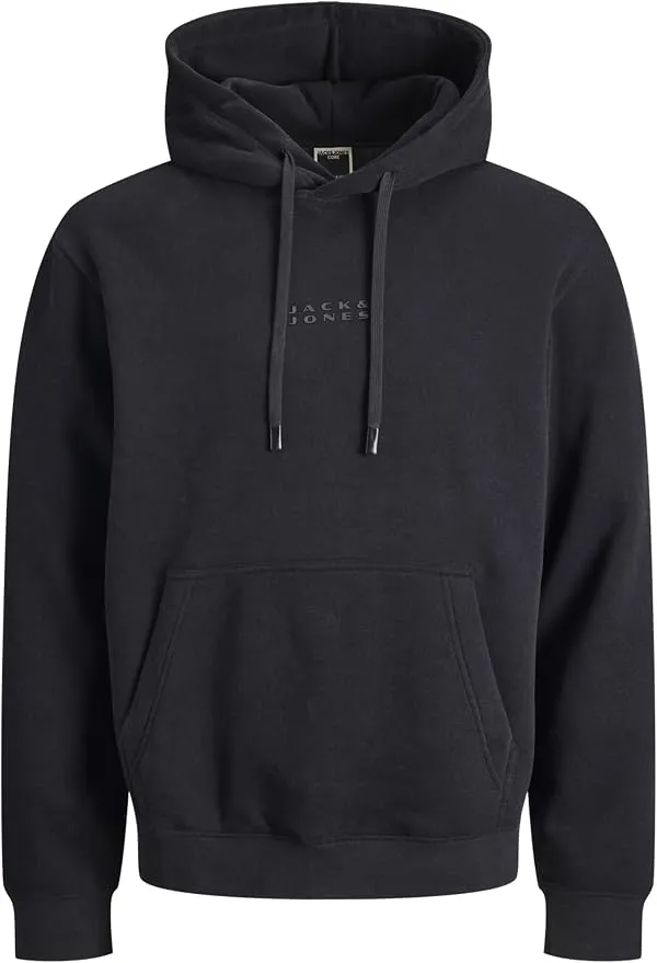 Sudadera Jack & Jones Jcopoint con Capucha Negra - Estilo Casual