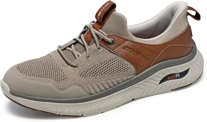 Skechers Hombre Arch Fit Crosser Emeric Slip-In Entrenador