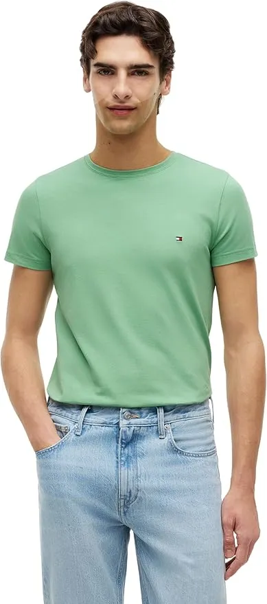 Tommy Hilfiger Hombre Stretch Slim Fit tee Mw0mw10800 Camiseta